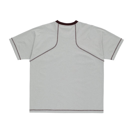 Pop Trading Company - Sports T-Shirt - QUARRY / FUDGE / Grå - T-Shirts