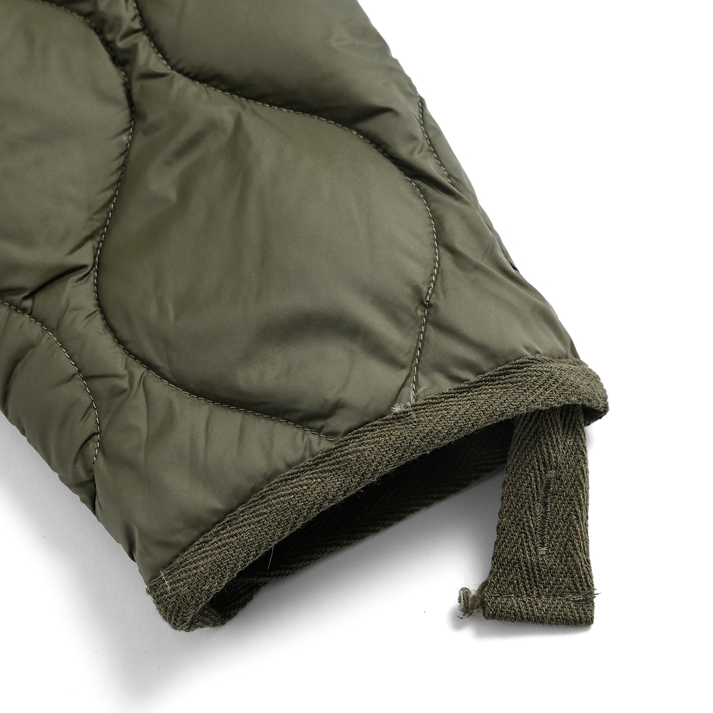 Military Hi Neck W-Zip Down Jacket (Soft shell)