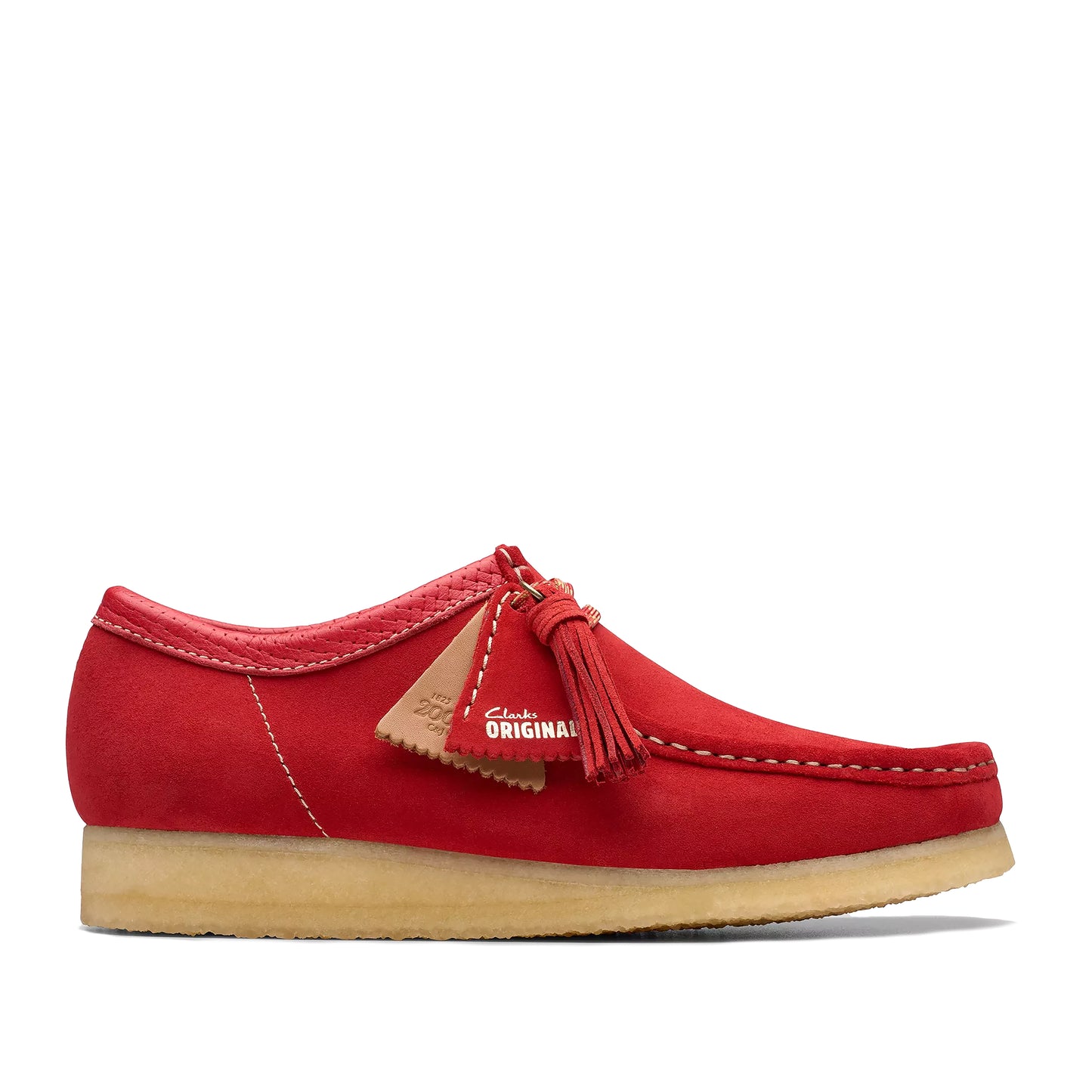Clarks Originals - Wallabee - RED SUEDE / Rød - Sko