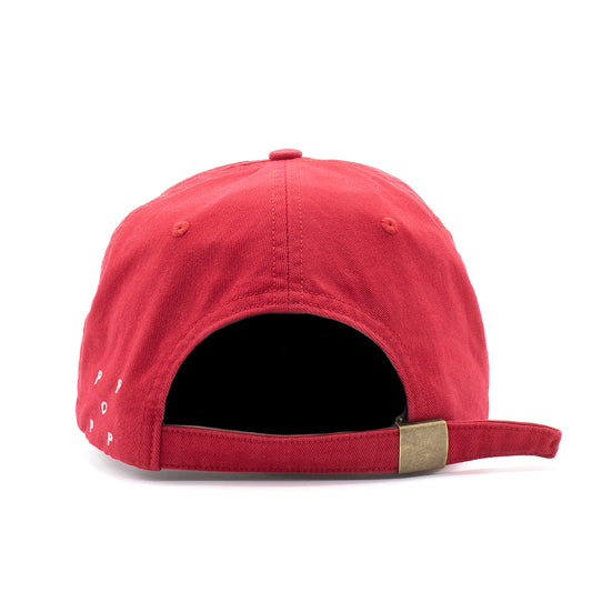 Pop Trading Company - Arch Sixpanel Flexfoam Hat - GOJI BERRY / Rød - Accessories
