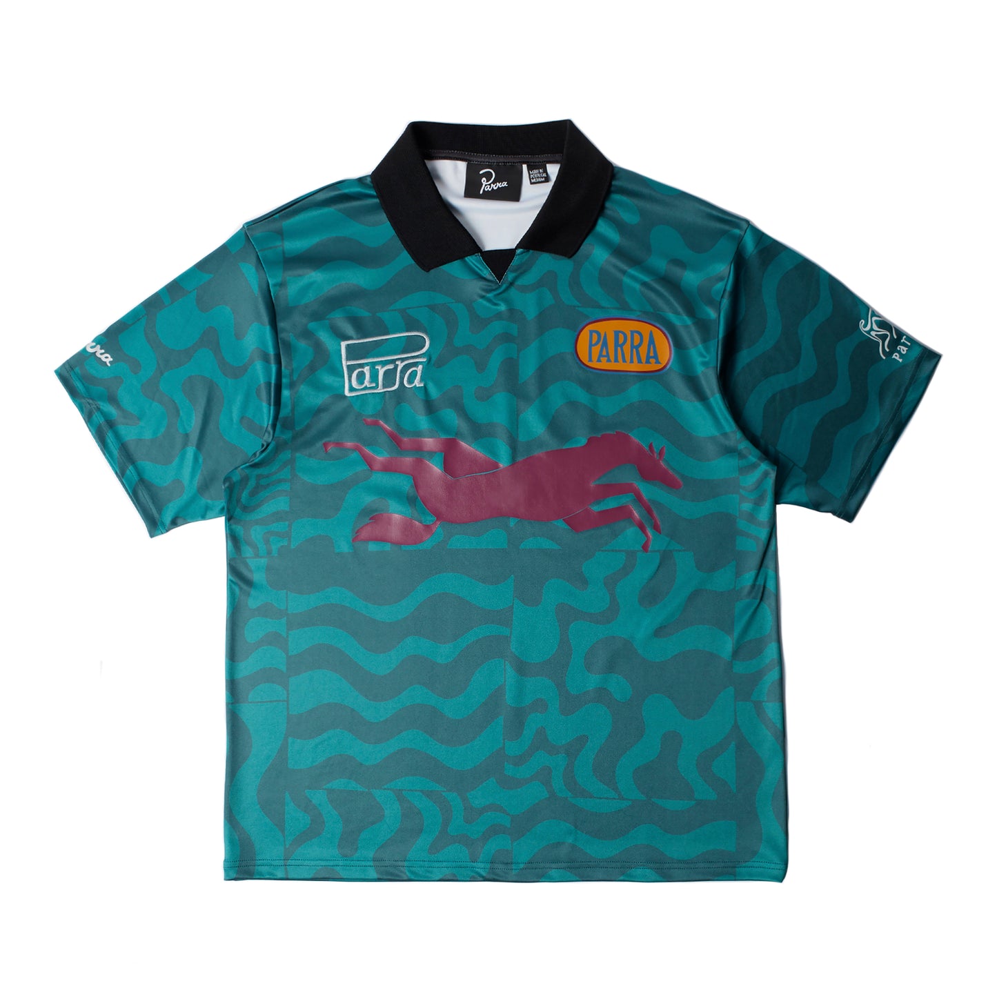 By Parra - Sports Flage Polo Shirt - DEEP SEA GREEN / Grøn - Polos