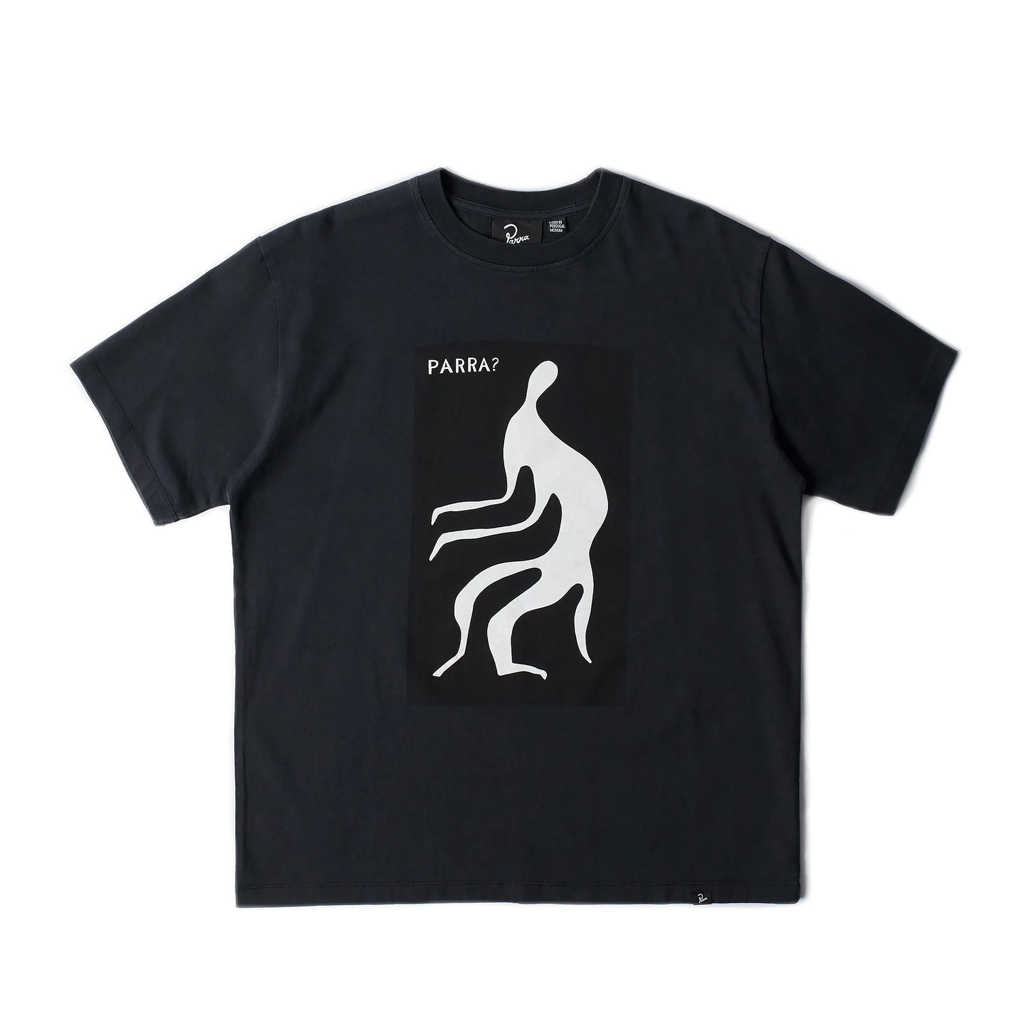 By Parra - The Stalker T-Shirt - WASHED GREY / Sort - T-Shirts