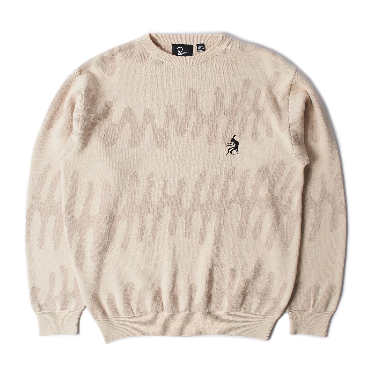 By Parra - Static Stalker Knitted Pullover - SAND / Beige - Strik
