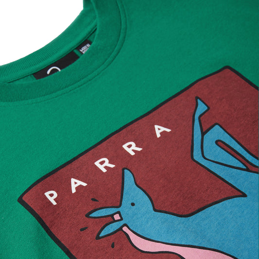 By Parra - Vertical Horse T-Shirt - GREEN / Grøn - T-Shirts