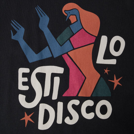 By Parra - El Stilo Disco T-Shirt - BLACK / Sort - T-Shirts