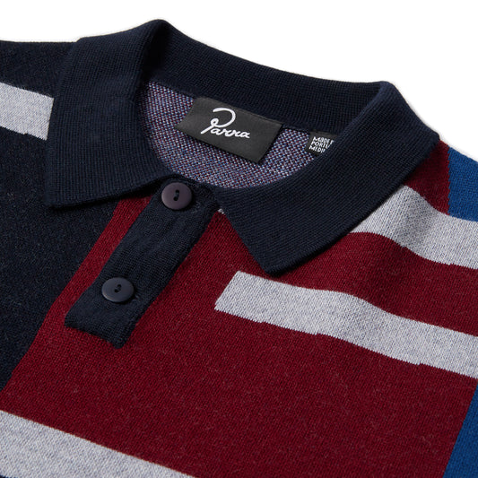 Vertical Forest Knitted Polo