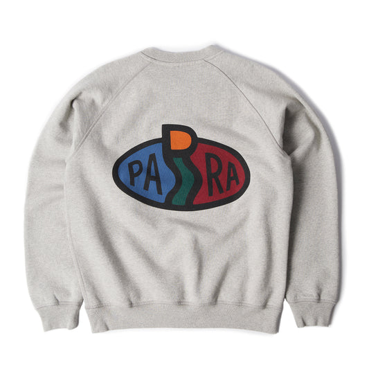 By Parra - Legs Logo Crew Neck Sweatshirt - HEATHER GREY / Grå - Sweatshirts