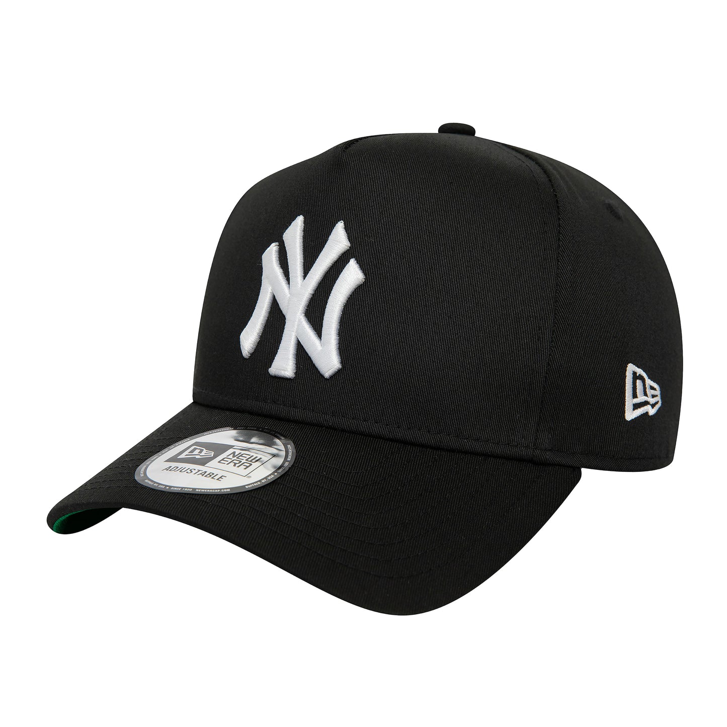 New Era - New York Yankees World Series Patch Black 9FORTY E-Frame Adjustable Cap - black - Accessories > Caps