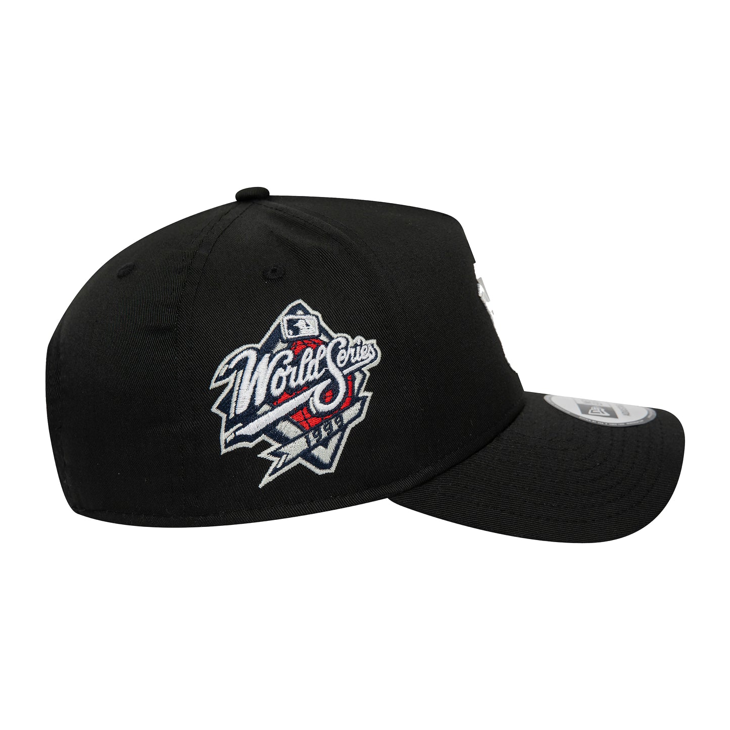New York Yankees World Series Patch Black 9FORTY E-Frame Adjustable Cap