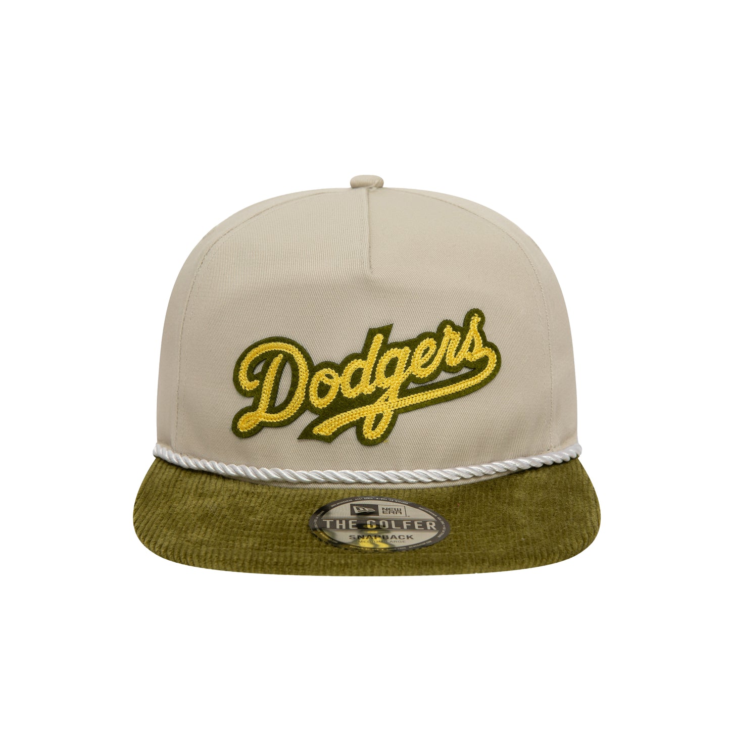 LA Dodgers MLB Cord Visor Stone Golfer Adjustable Cap