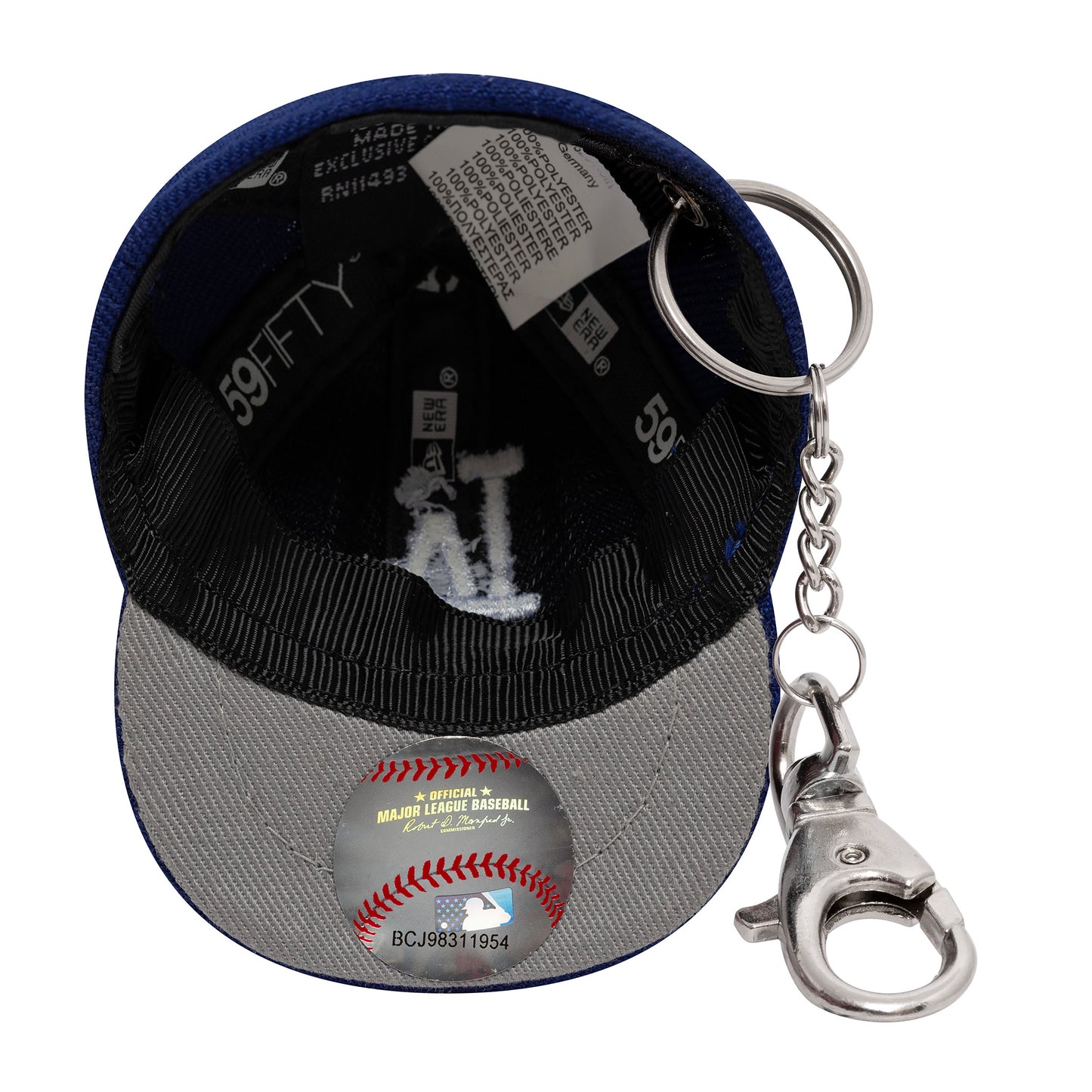 Mini Cap LA Dodgers Keychain