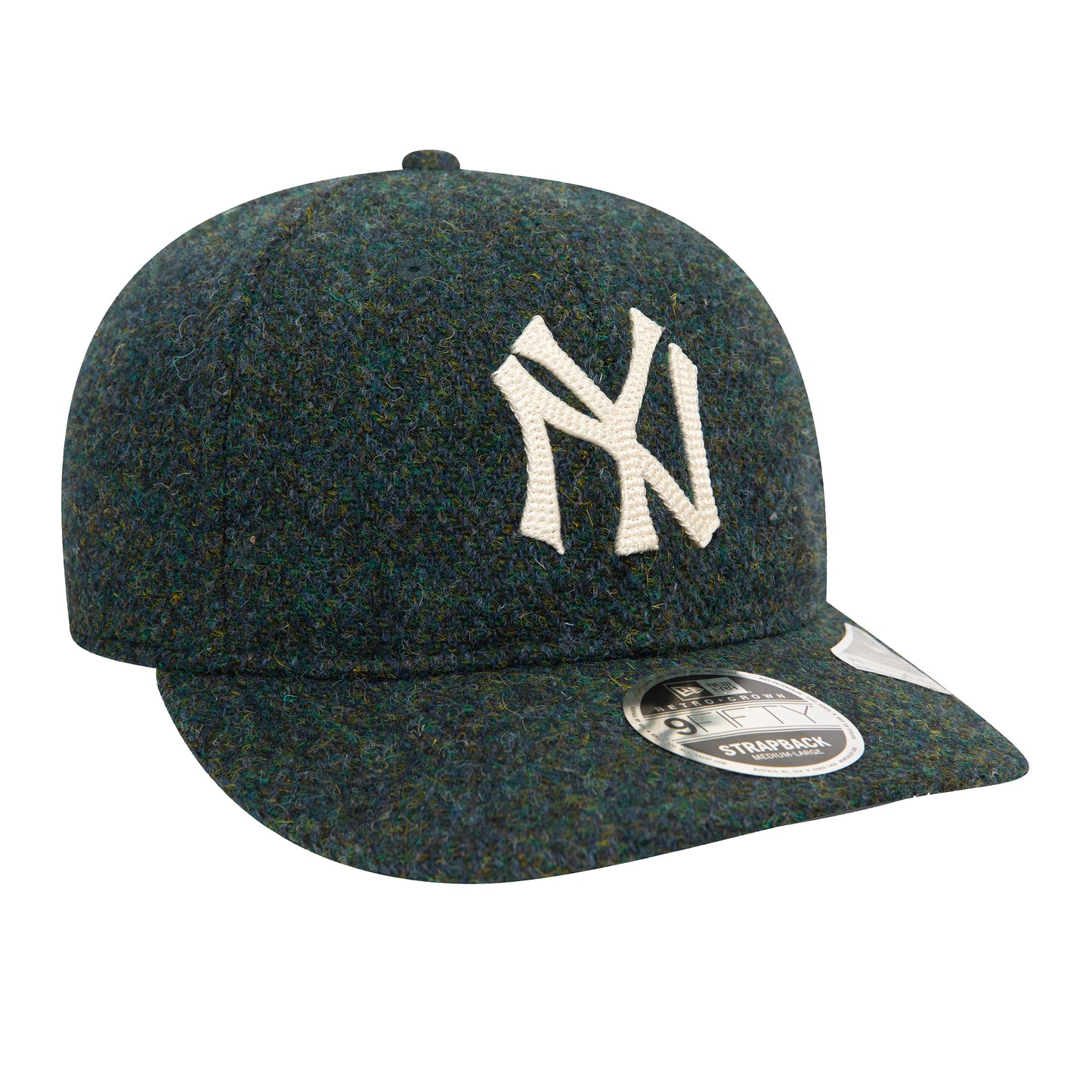 New York Yankees MLB Harris Tweed Navy Retro Crown 9FIFTY Cap