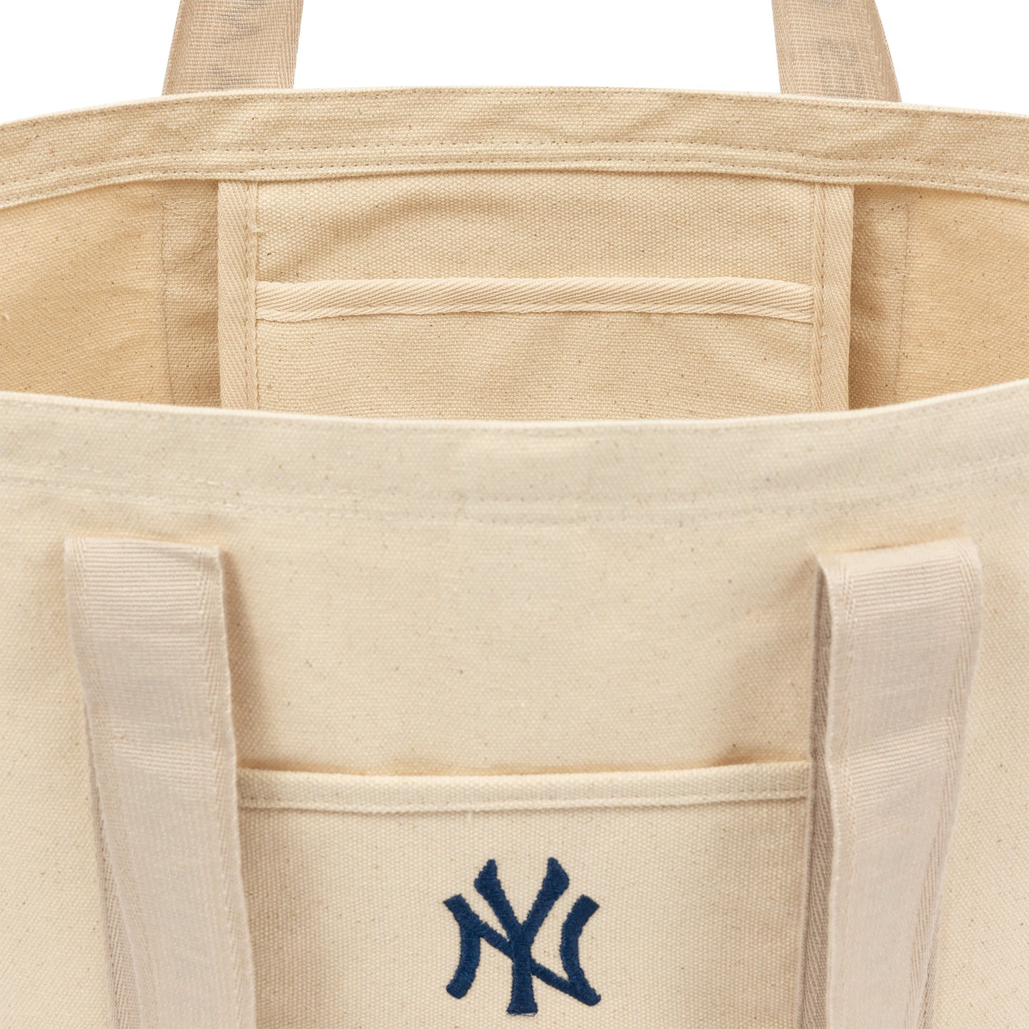 New Era - MLB STRAP CANVAS TOTE - light beige - Accessories > Tasker