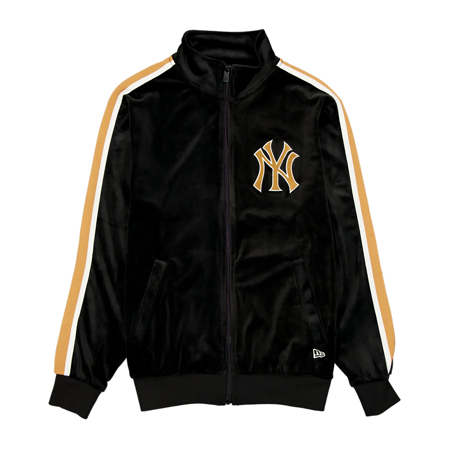 New Era - MLB VELOUR TRACK TOP - black - Herre > Sweatshirts