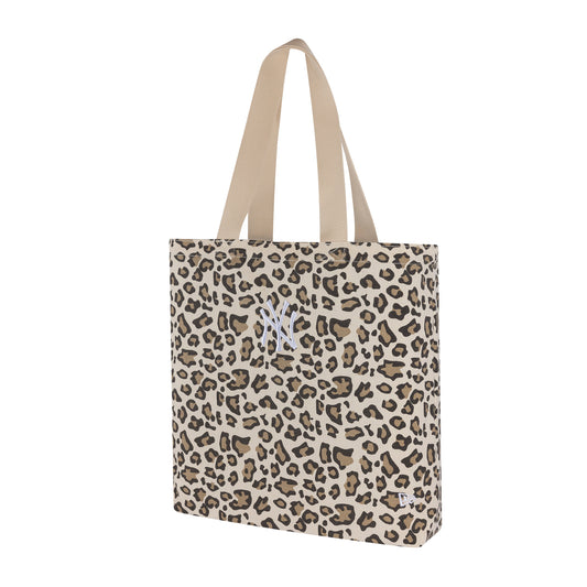 New Era - New York Yankees ANIMAL PRINT TOTE BAG - ANIMAL PRINT / Beige||Mønster - Accessories