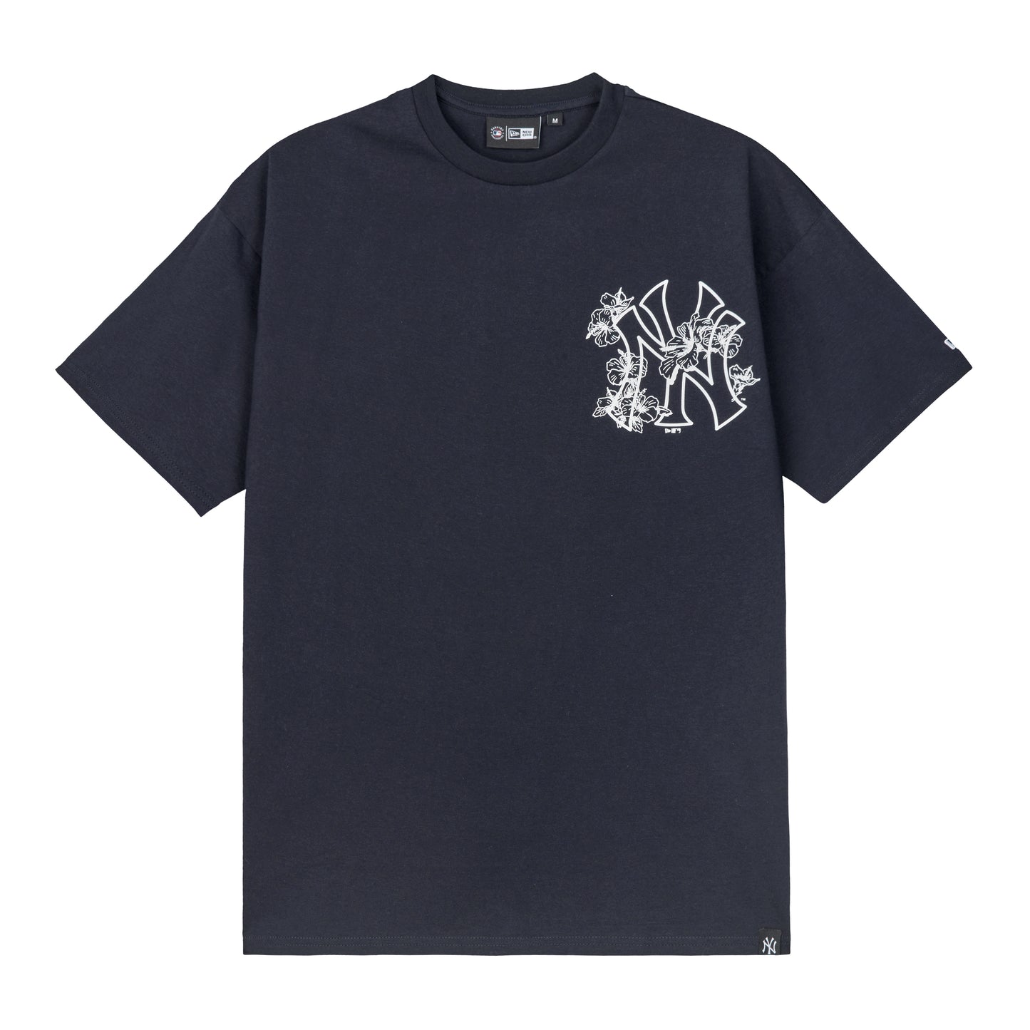 New Era - MLB Floral Graphic New York Yankees T-Shirt - NAVY / Blå - T-Shirts