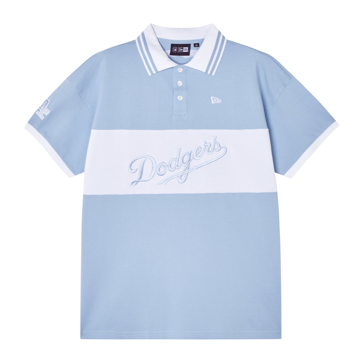 New Era - MLB GRAPHIC LA DODGERS POLO SHIRT - PASTEL BLUE / Blå - Polos