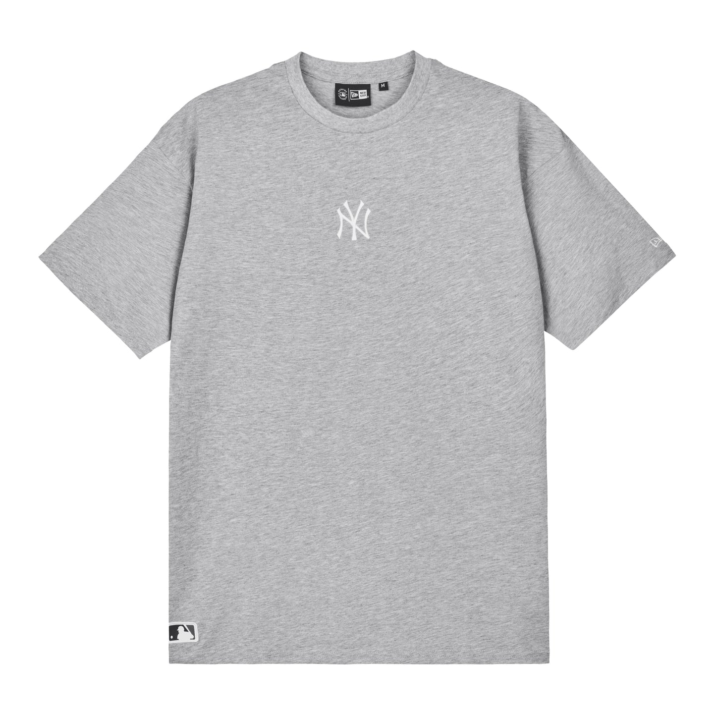 New Era - MLB League Essential New York Yankees T-Shirt - GREY MED / Grå - T-Shirts