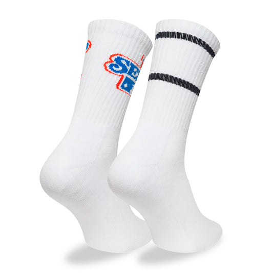 New Era - MLB NEW YORK YANKEES WS CREW SOCKS 2PK - WHITE / Hvid - Accessories