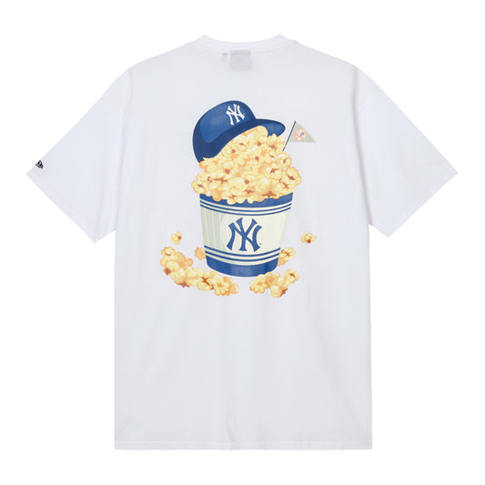New Era - MLB NEW YORK YANKEES GRAPHIC T-SHIRT - WHITE / Hvid - T-Shirts