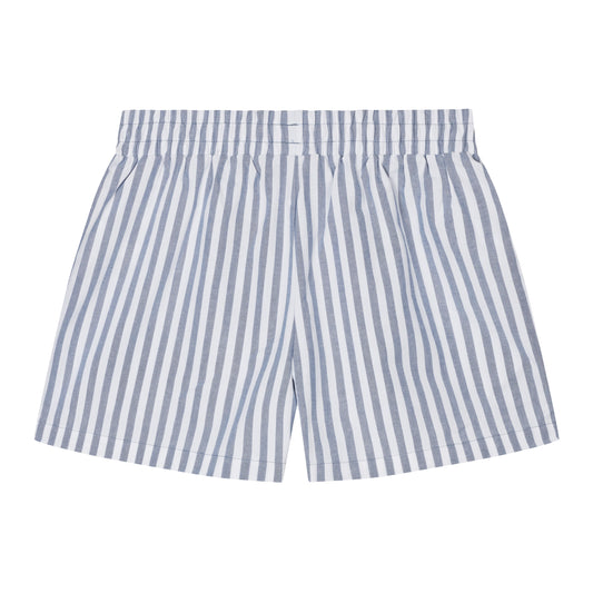 New Era - WMNS MLB NEW YORK YANKEES STRIPE SHORT - BLUE / WHITE / Blå||Striber - Shorts