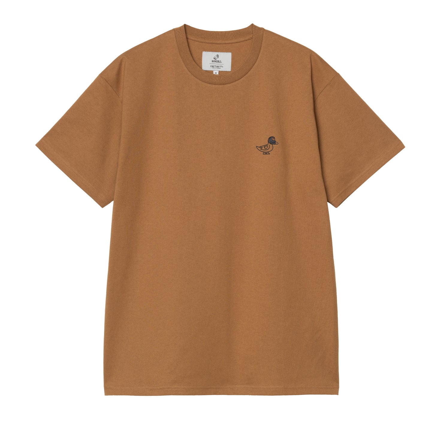 Carhartt WIP - S/S Madison Duck T-Shirt - HAMILTON BROWN/BLACK / Brun - T-Shirts