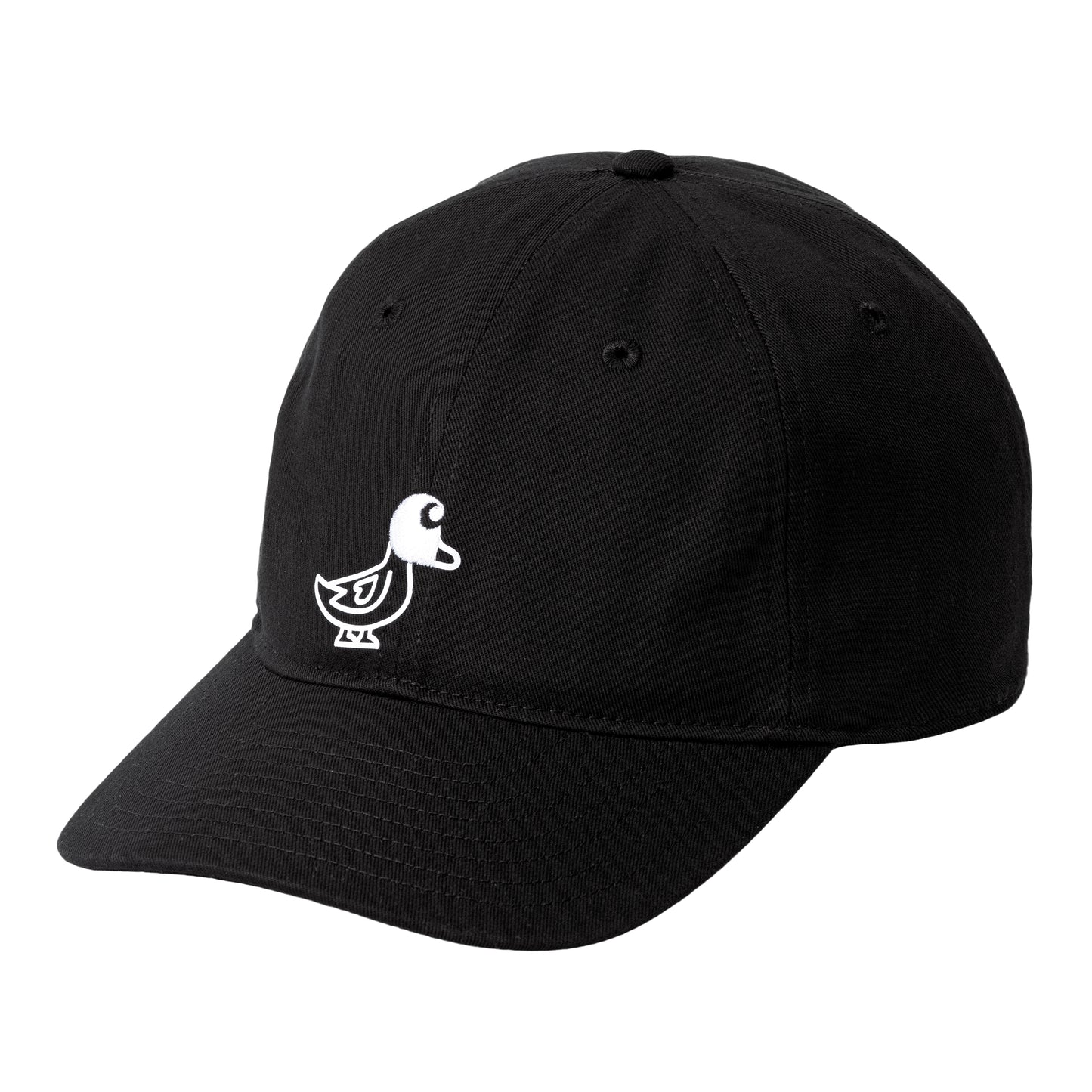 Carhartt WIP - Madison Duck Cap - BLACK/WHITE / Sort - Accessories