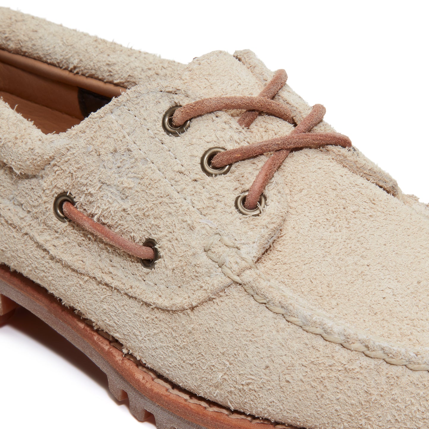 Noreen 3-Eye Lug Handsewn Boat Shoe (w)