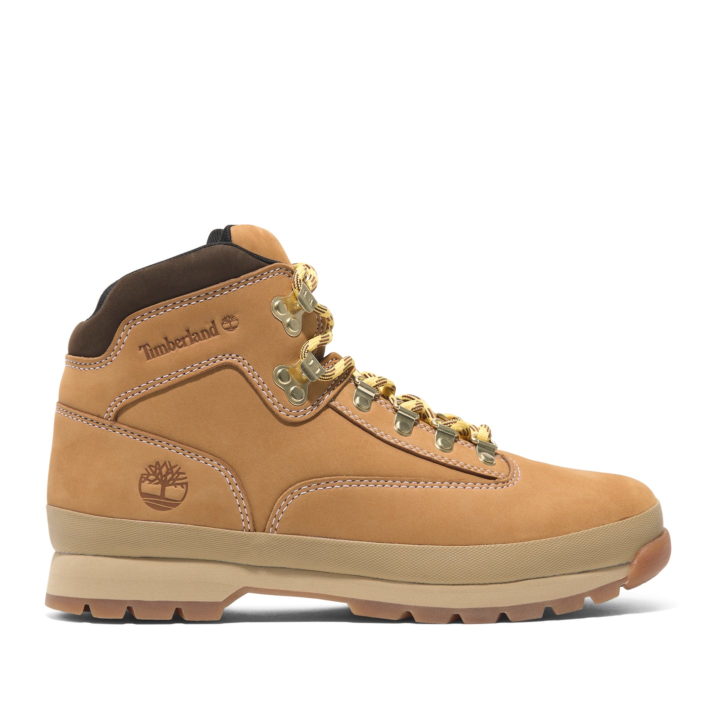 Timberland - Euro Hiker Mid Lace Boot - WHEAT NUBUCK / Brun - Sko