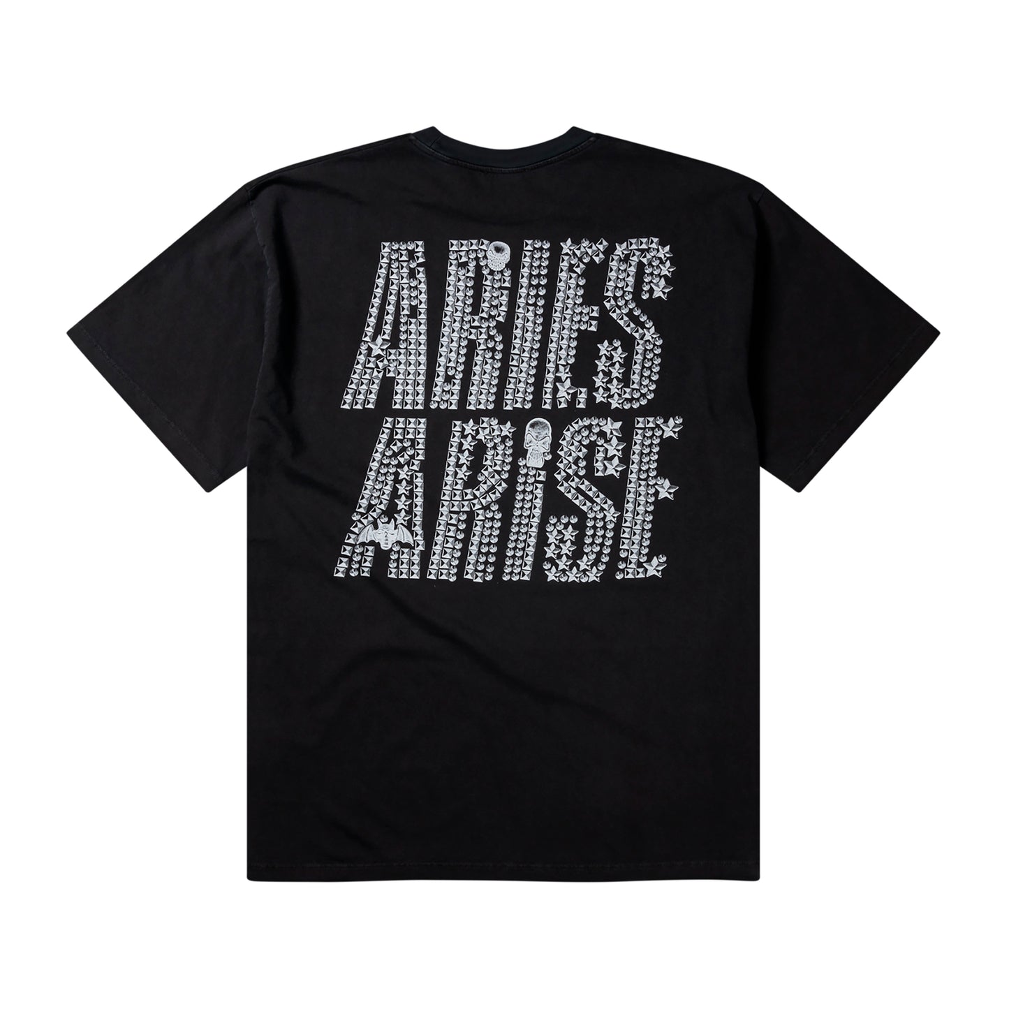 Aries - Faded Studmeggedon SS Tee Baby - BLACK / Sort - T-Shirts