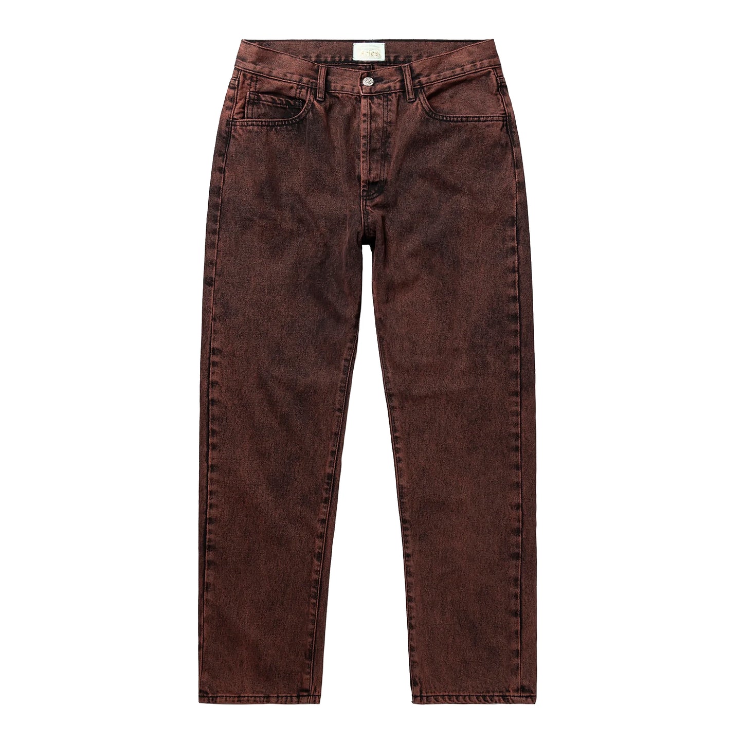 Aries - Acid Wash Lilly Jean - RED / Rød - Bukser