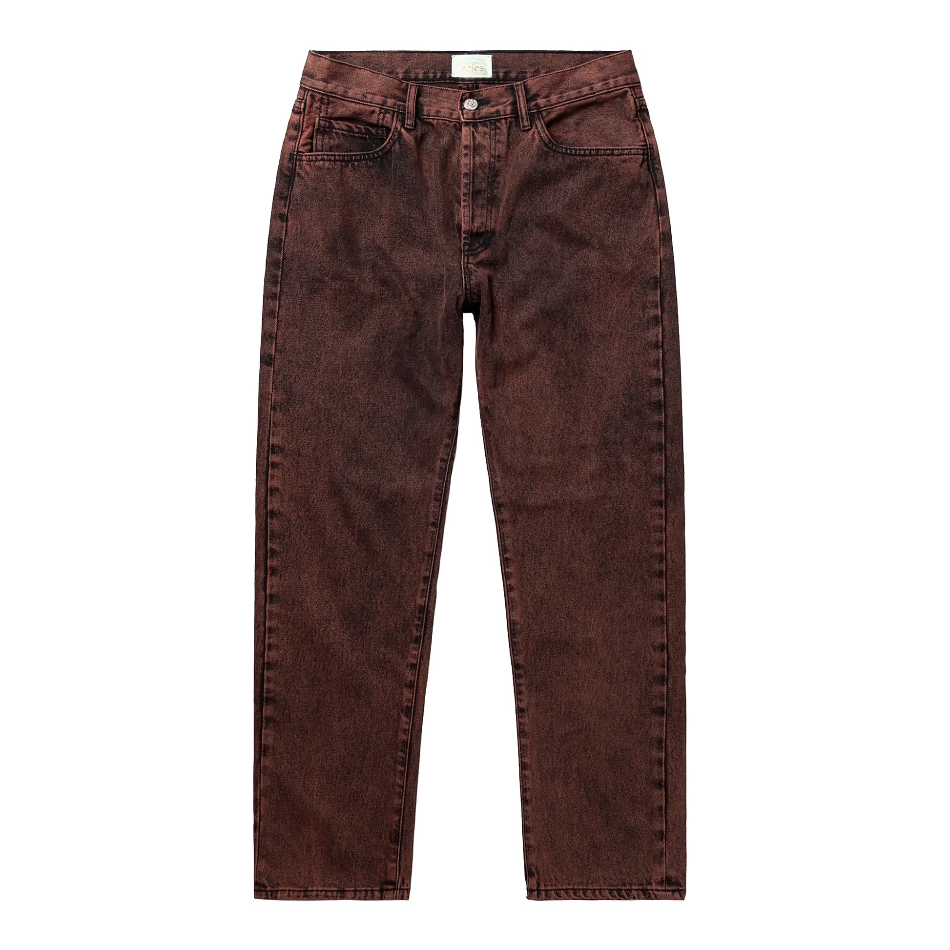 Aries - Acid Wash Lilly Jean - RED / Rød - Bukser