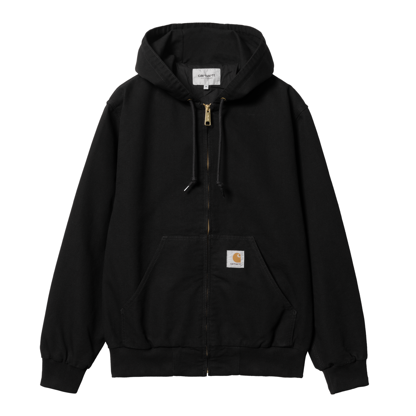 Carhartt WIP - Active Jacket (Summer) - BLACK RINSED / Sort - Jakker
