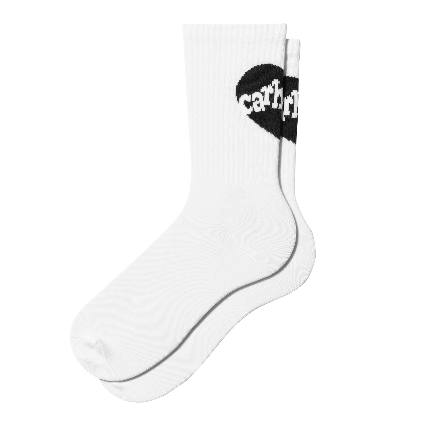 Carhartt WIP - Amour Socks - WHITE / BLACK / Hvid - Accessories