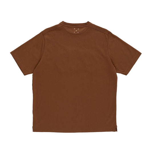 Pop Trading Company - Arch T-Shirt - BISON / Brun - T-Shirts