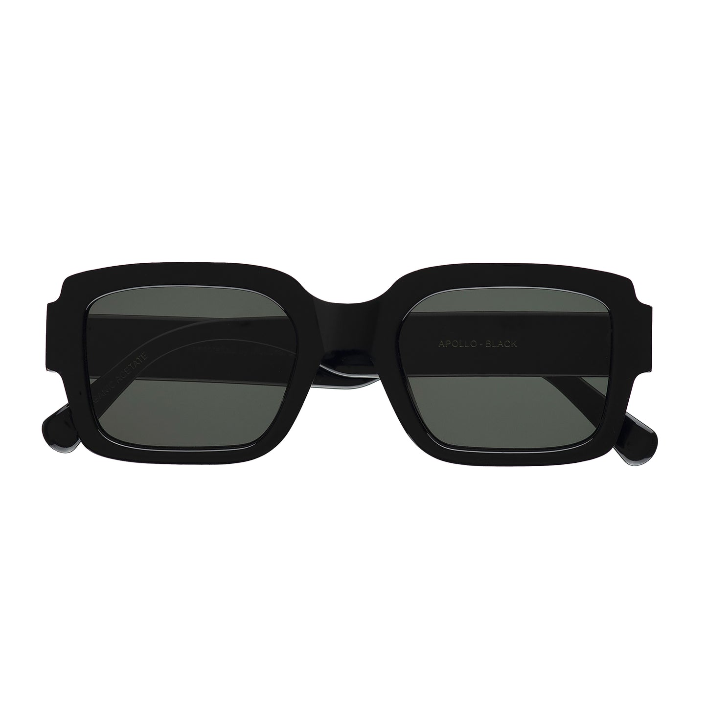 Monokel Eyewear - Apollo - black / green - Accessories > Solbriller