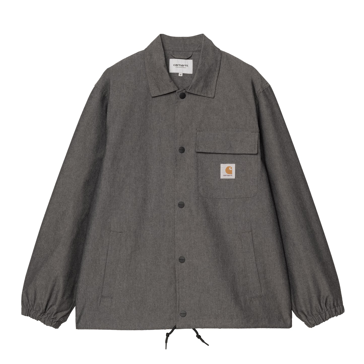 Carhartt WIP - Blake Coach Jacket - BLACK RINSED / Grå||Sort - Jakker