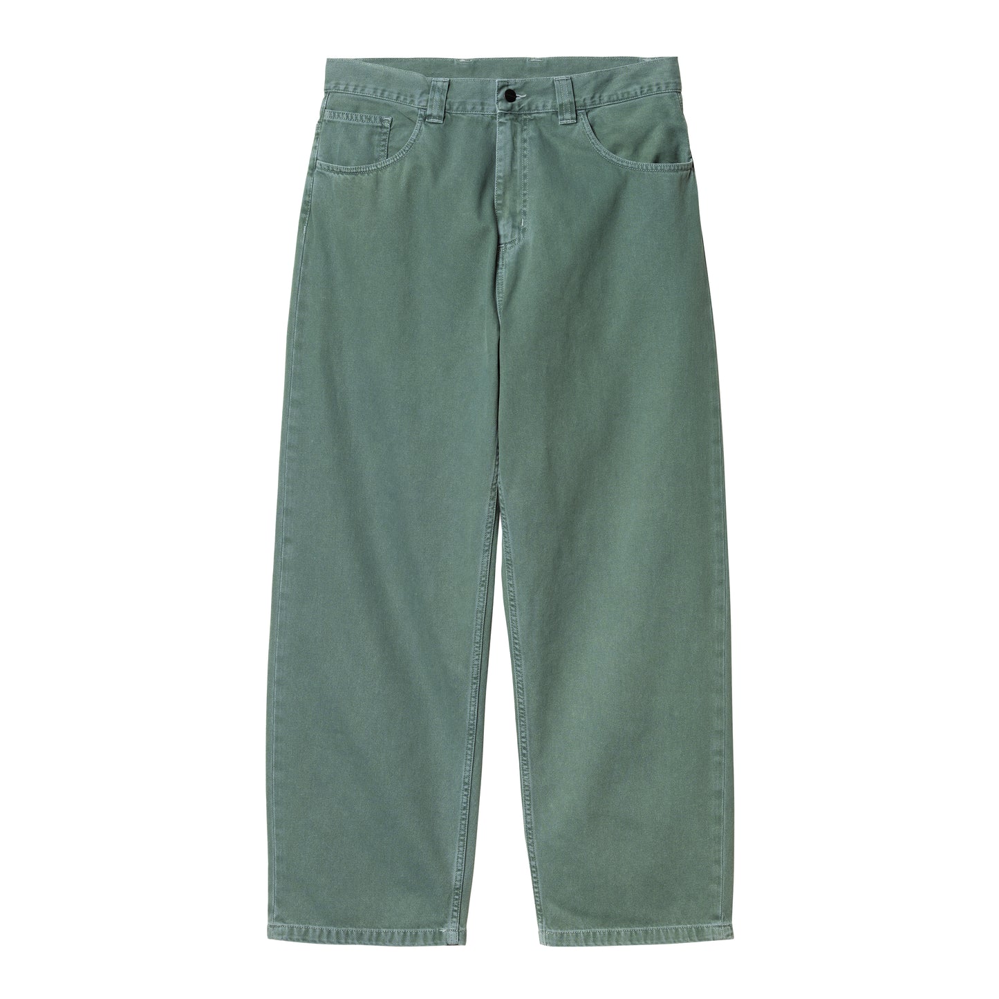 Carhartt WIP - Brandon Pant Clark - SILVER PINE STONE DY / Grøn - Bukser