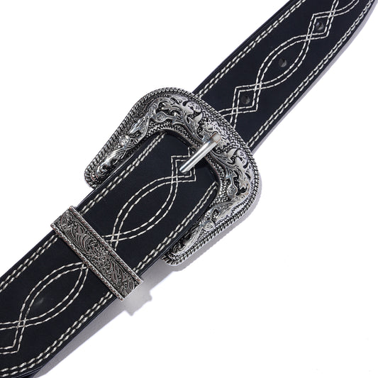 Butter Goods - Bronco Belt - BLACK / Sort - Accessories