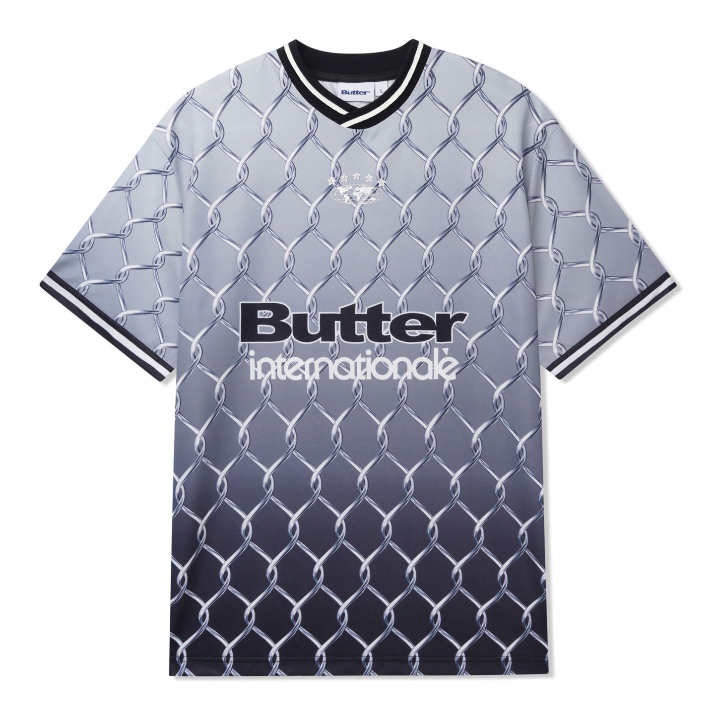 Butter Goods - Cage Jersey - GREY / Grå - T-Shirts