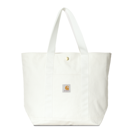 Carhartt WIP - Canvas Tote - WAX RINSED / Hvid - Accessories