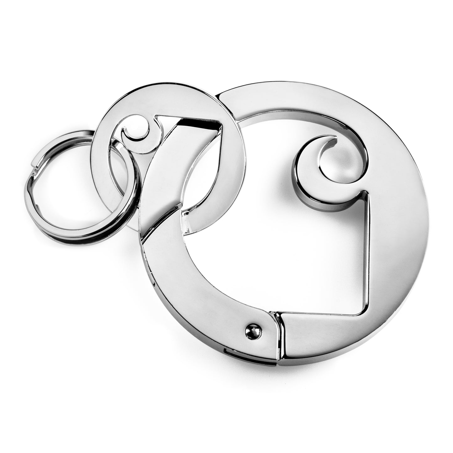 Carhartt WIP - Charms Carabiner Keychain - SILVER / Sølv - Accessories