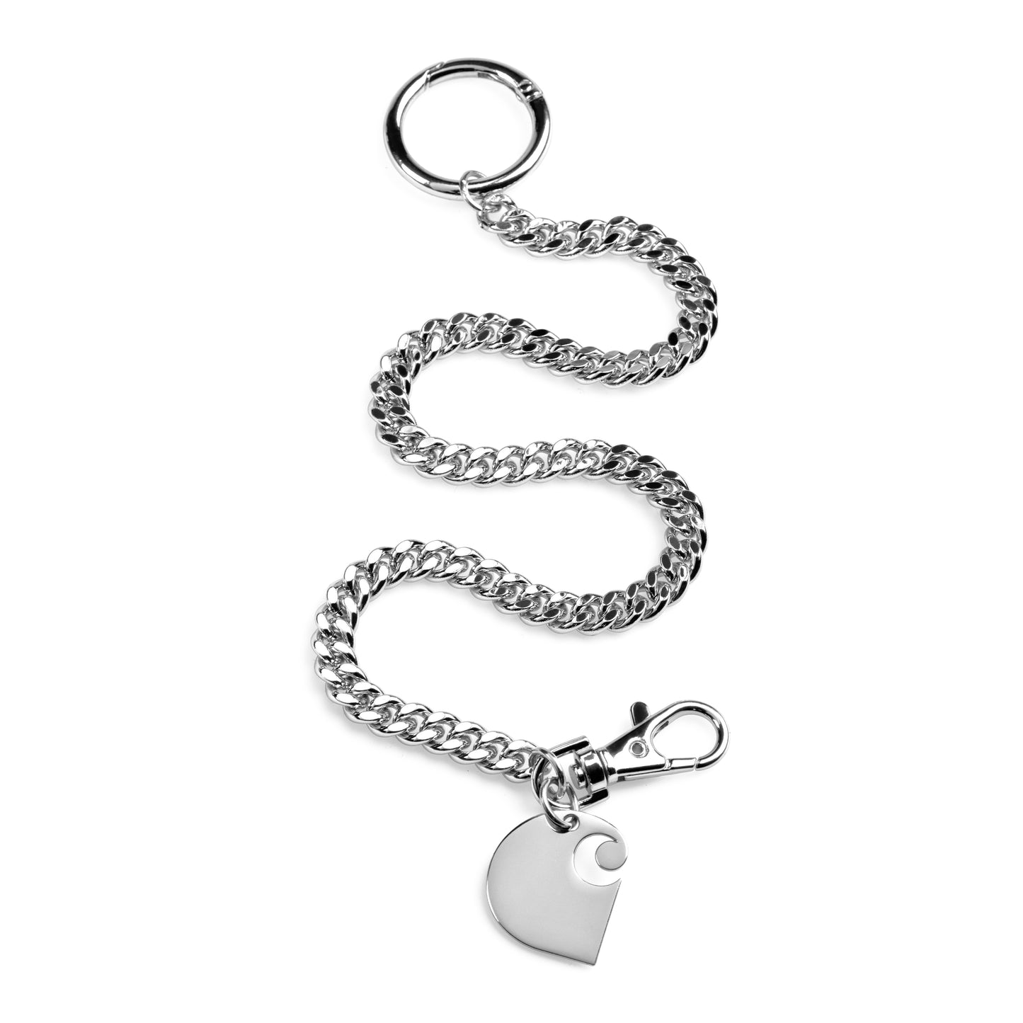 Carhartt WIP - Cuban Link Keychain - SILVER / Sølv - Accessories