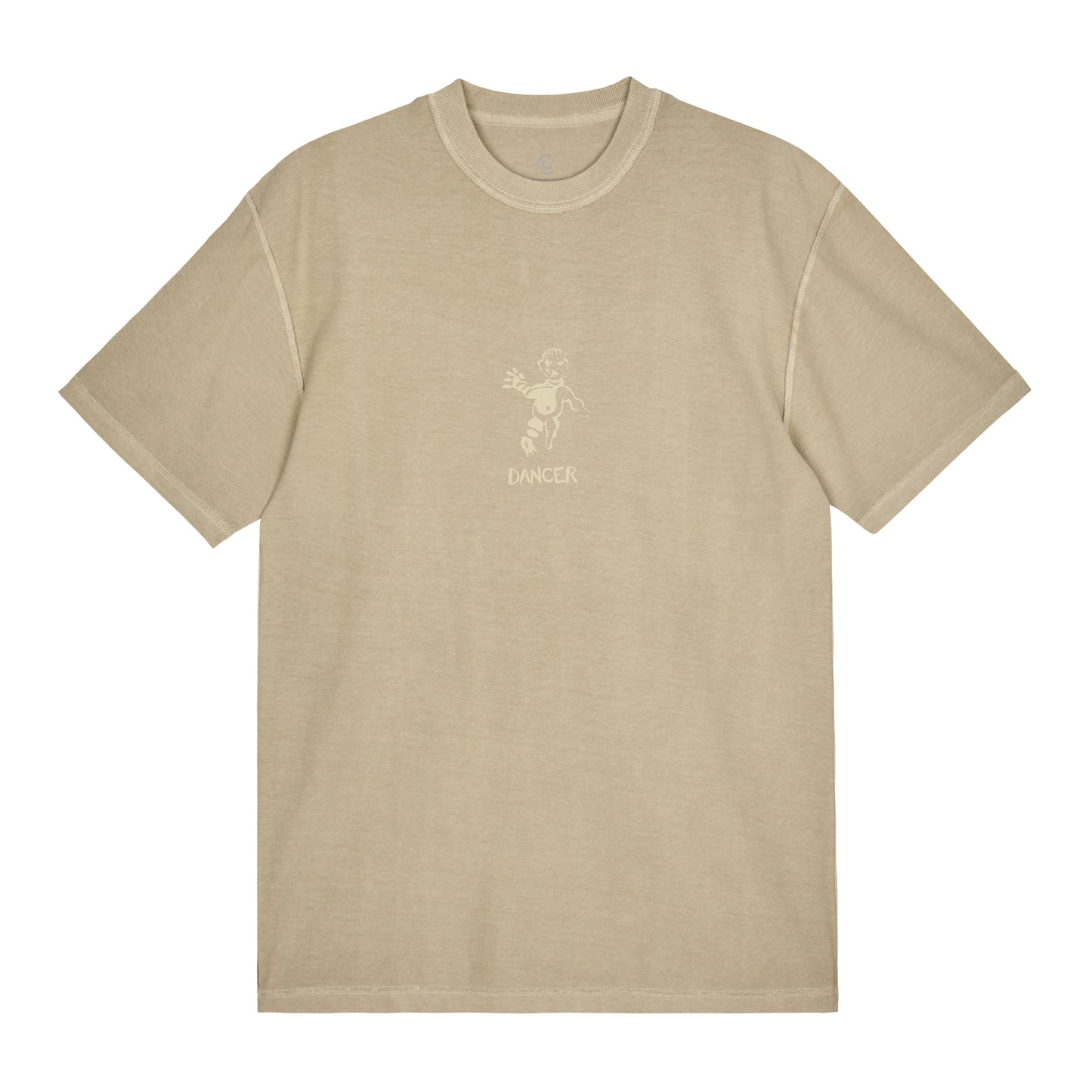 Dancer - OG Logo Inside Out Tee - TAN / Beige - T-Shirts