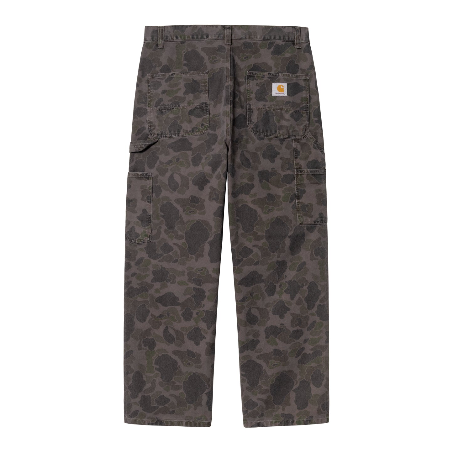 Carhartt WIP - Duck Single Knee Pant Dearborn - GREEN / GRAPHITE / Camouflage||Grå||Grøn - Bukser