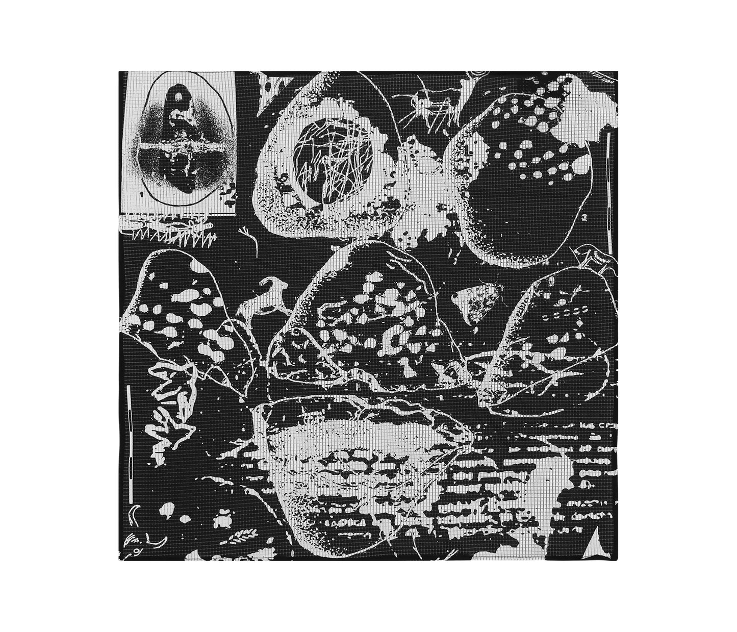 ROA - Elk Bandana - BLACK / WHITE / Sort - Accessories