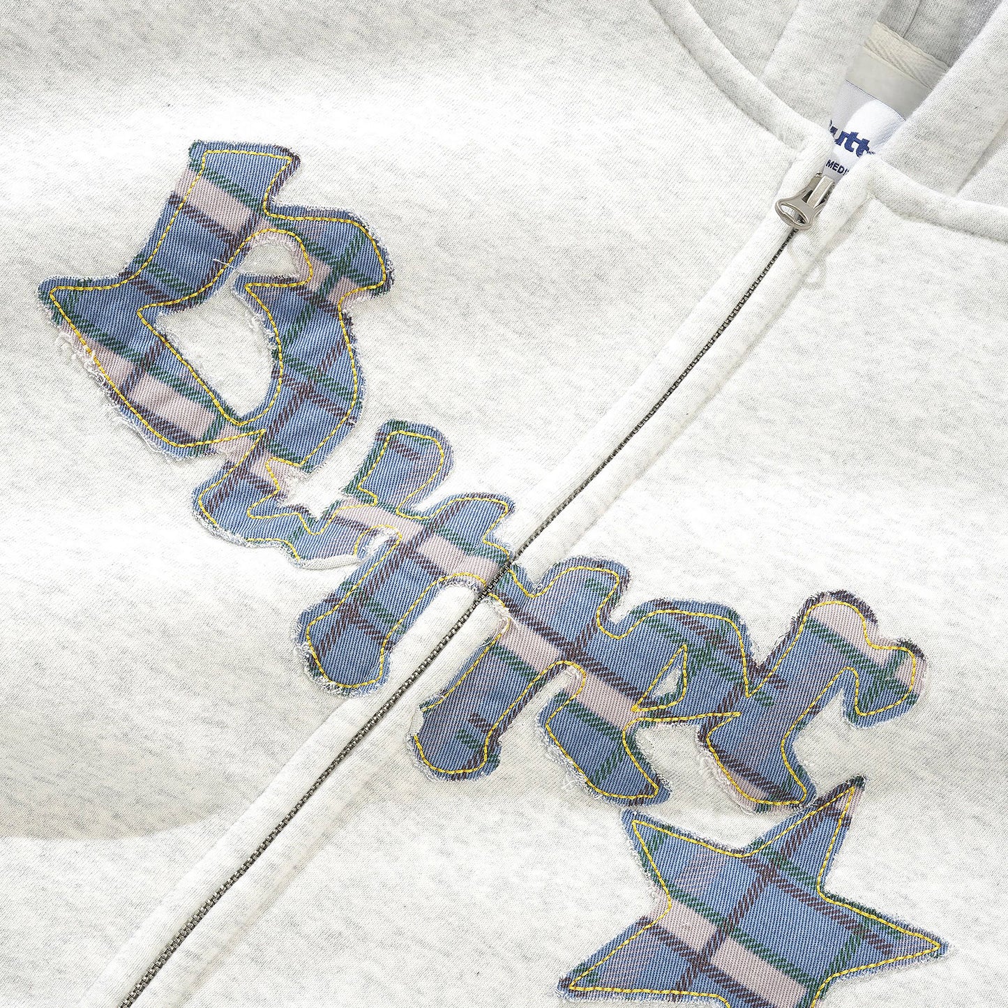 Edge Applique Zip-Thru Hood