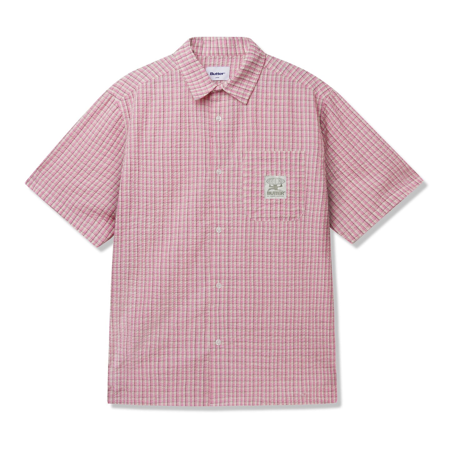 Butter Goods - Equipment S/S Shirt - PINK / Pink||Tern - Skjorter