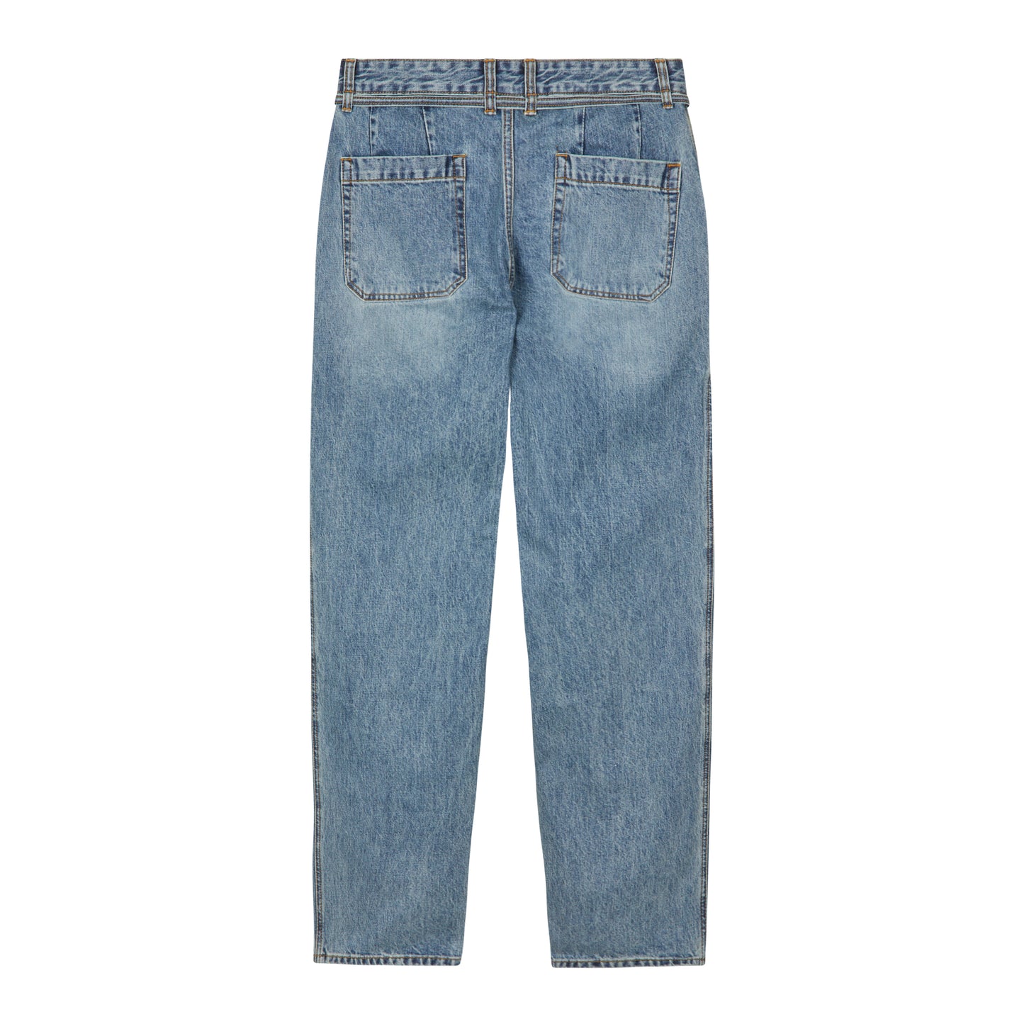 Denim Wide Fatigue Pants