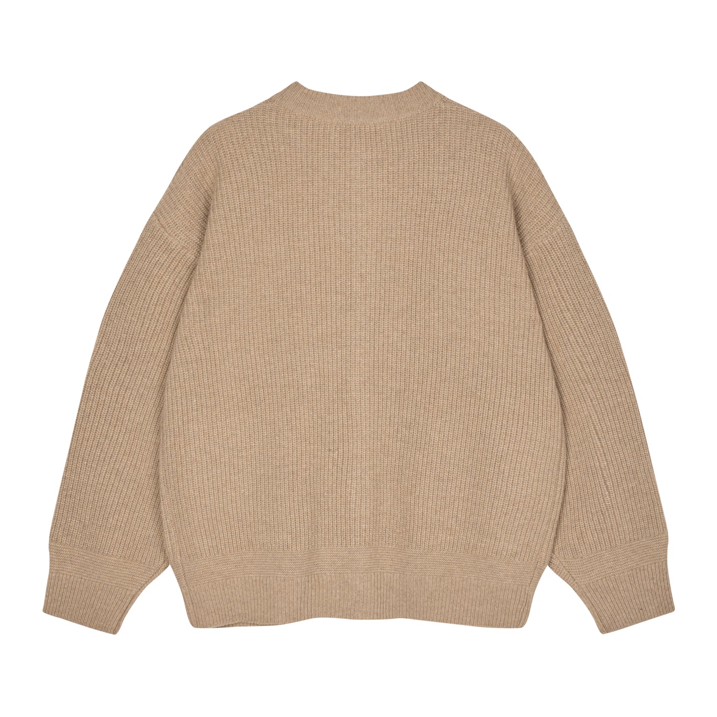 Heavy Wool Round Cardigan